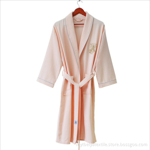 Fashion Comfortable Wholesale Heated 100% Cotton Bathrobe Hotel